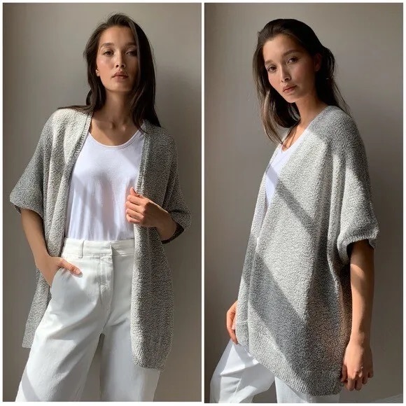 ARITZIA COMMUNITY Ionic Cape Cardigan Short Sleeve - Picture 7 of 7